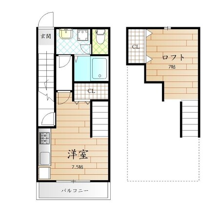 モンシェール国府の物件間取画像